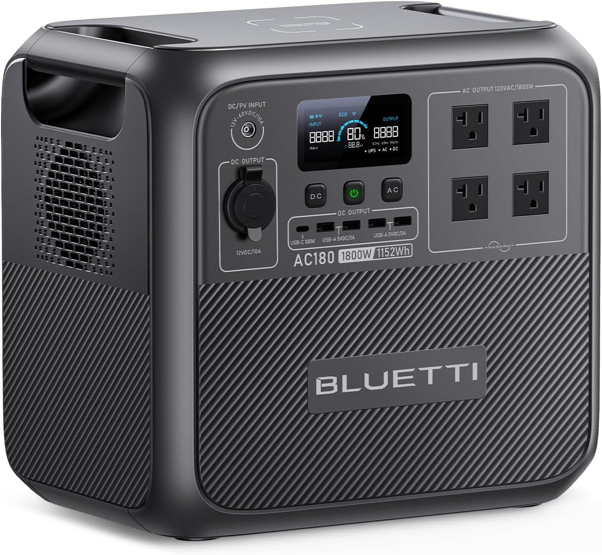 BLUETTI Generador solar AC180