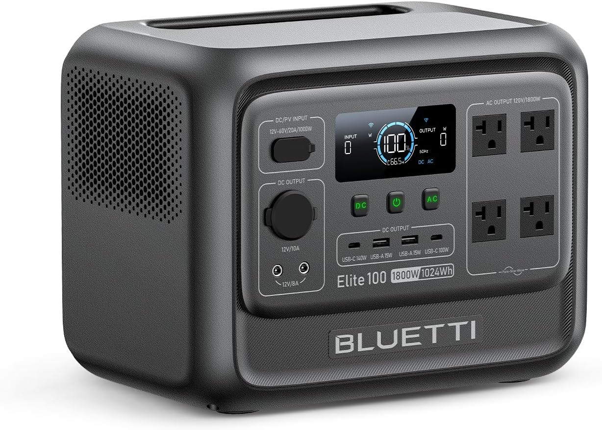 BLUETTI Elite - Generador solar de 100 V2 (2025)