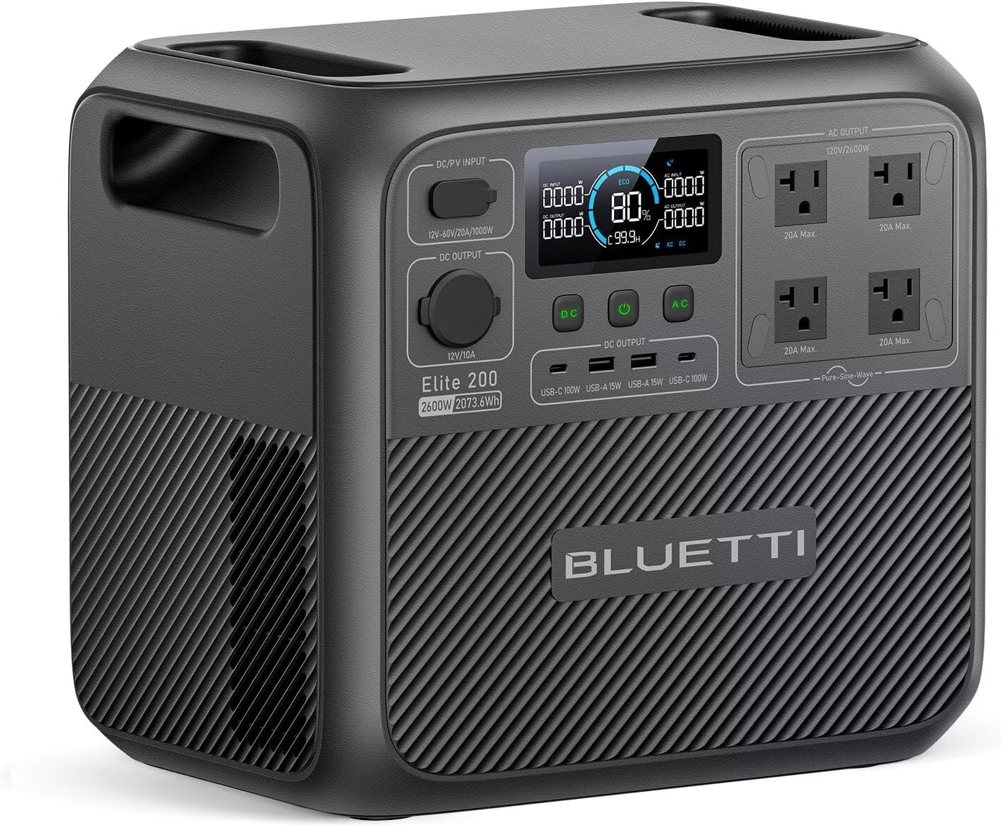 BLUETTI Generador solar Elite de 200 V2