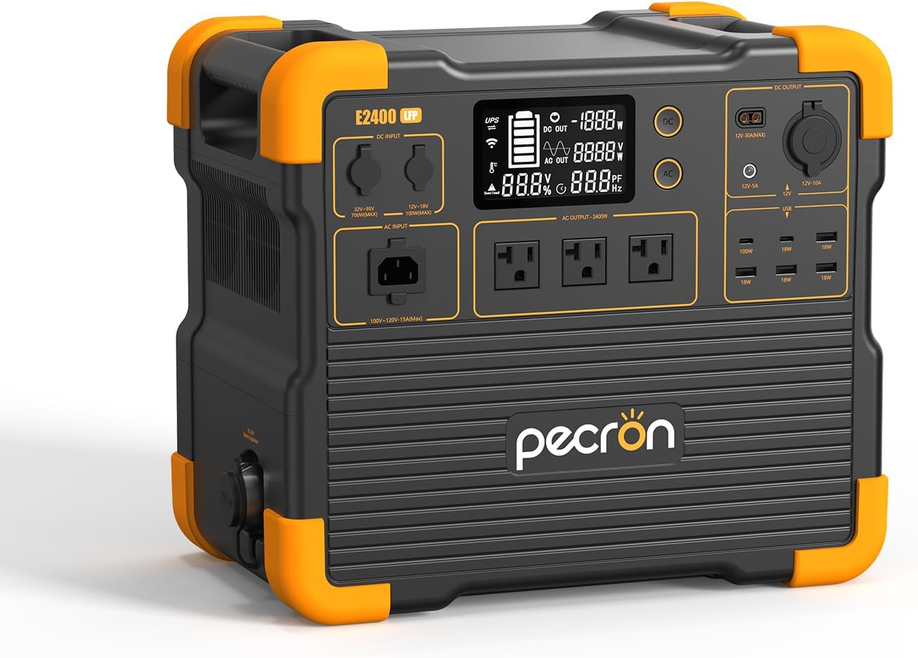 Estación de energía portátil pecron E2400LFP