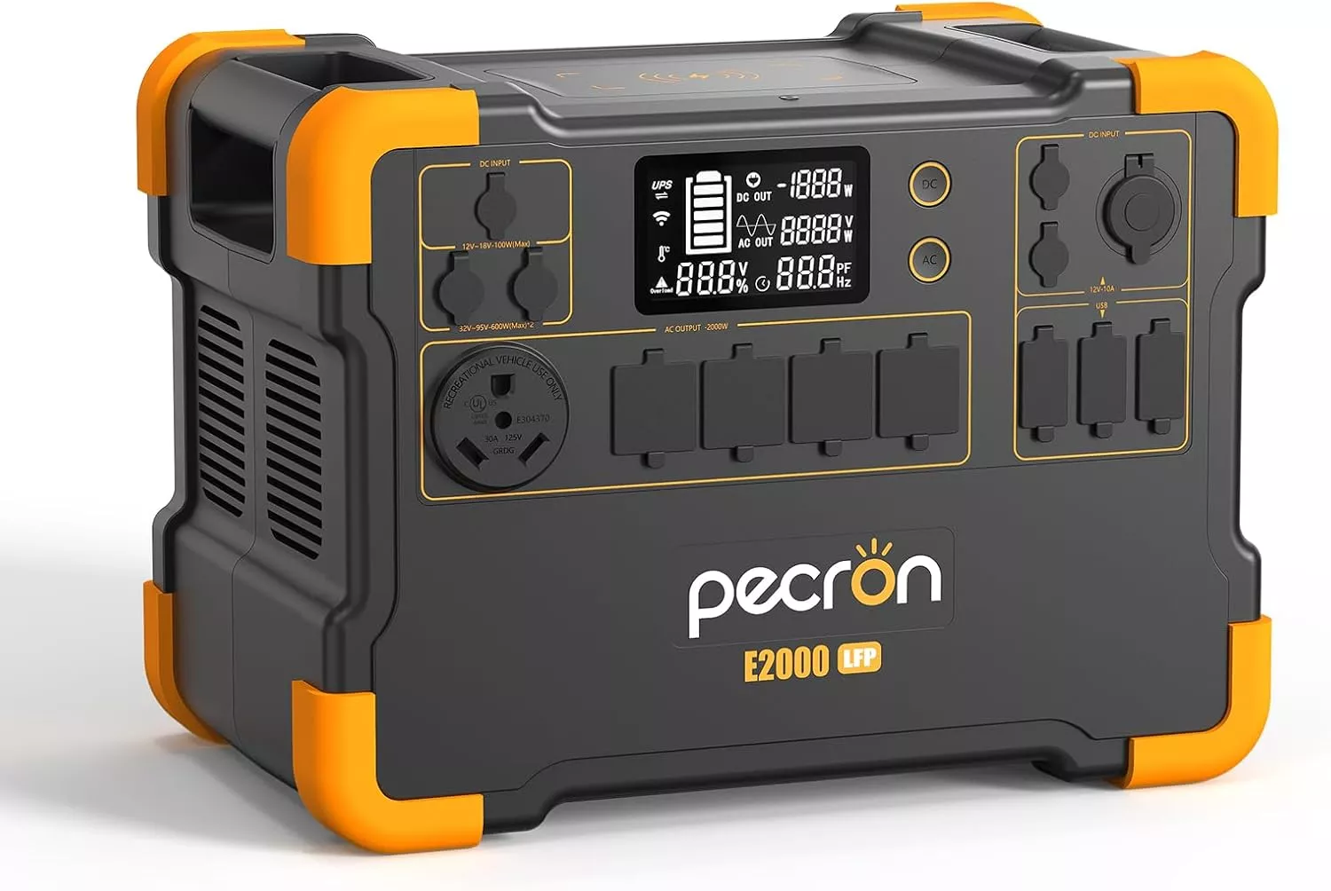 PECRON E2000LFP Expandable Portable Power Station 2000W 1920Wh